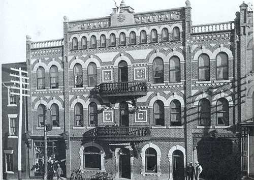 historic Grand hotel on Broadway
